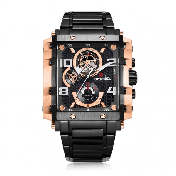 Expedition 6757 Rosegold Black Chain Man MCBBRBA